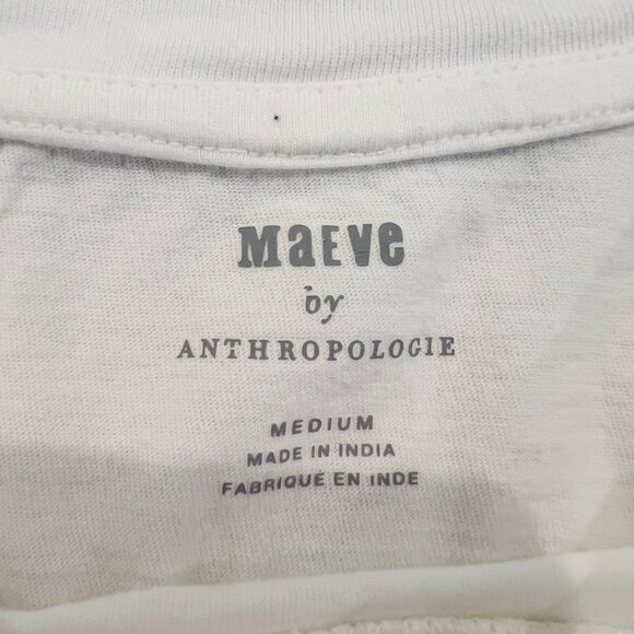 Maeve by Anthropologie White cotton Top, - Picture 6 of 6